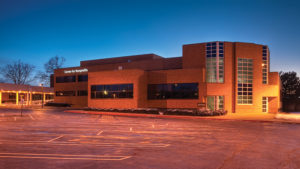 Center for Nonprofits Case Study, photograph of the building at night